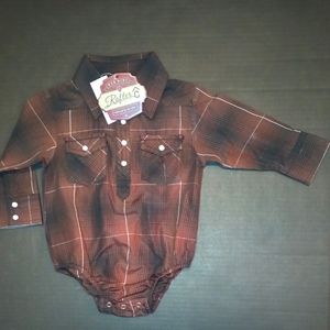 Infant boys Rafter C onesie NWT